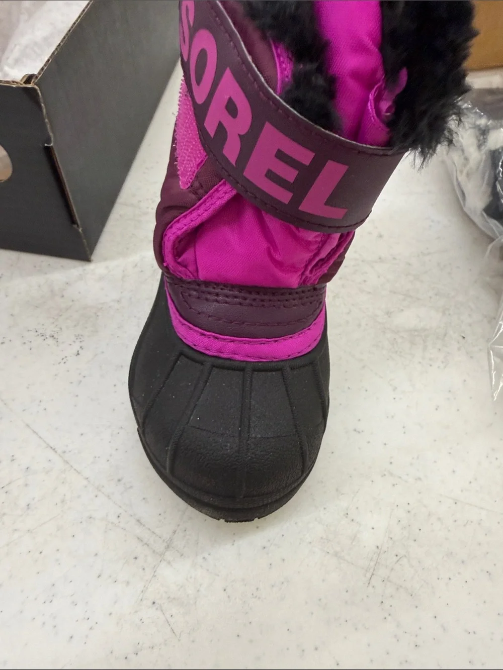 Sorel Toddler Snow Commander Boots - Purple Dahlia & Groovy Pink